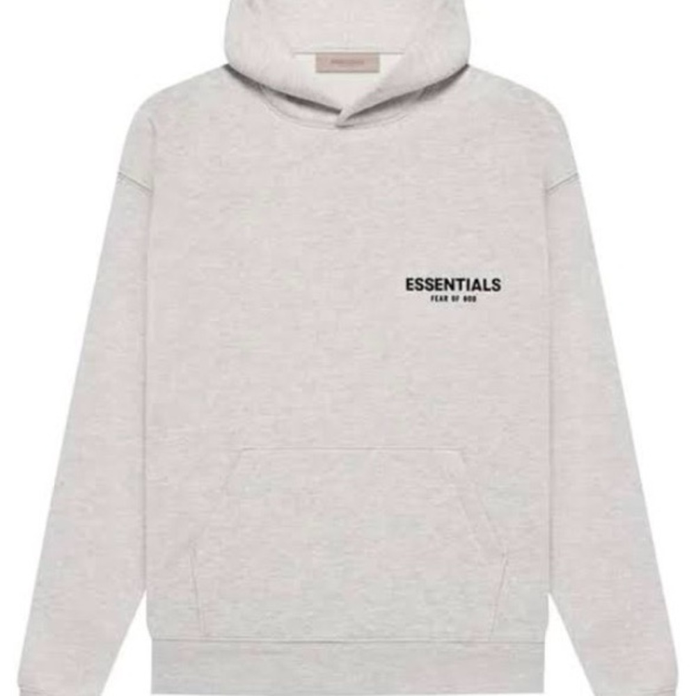 Fear of God Essentials Cream Hoodie